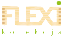 Logotyp strony internetowej kolekcji meblowej Flexi