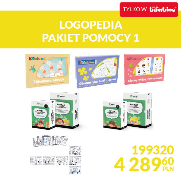 Pakiet pomocy do terapii logopedycznej