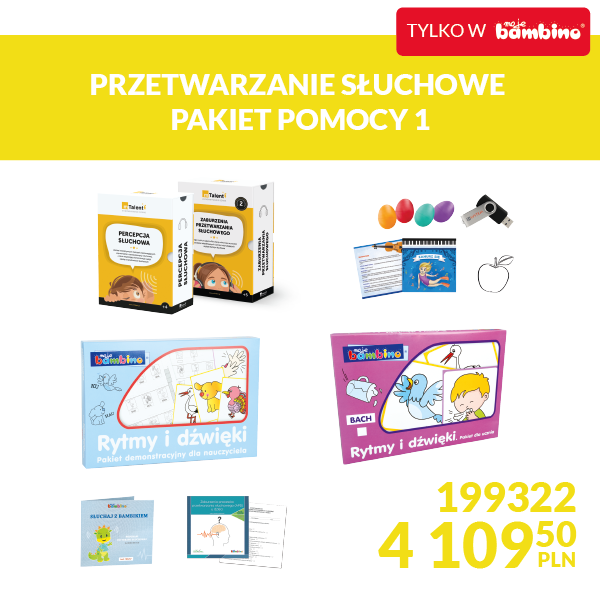 Pakiet pomocy wspierający zaburzenia przetwarzania słuchowego