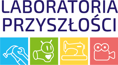 Logotyp strony poświęconej programowi Laboratoria Przyszłości