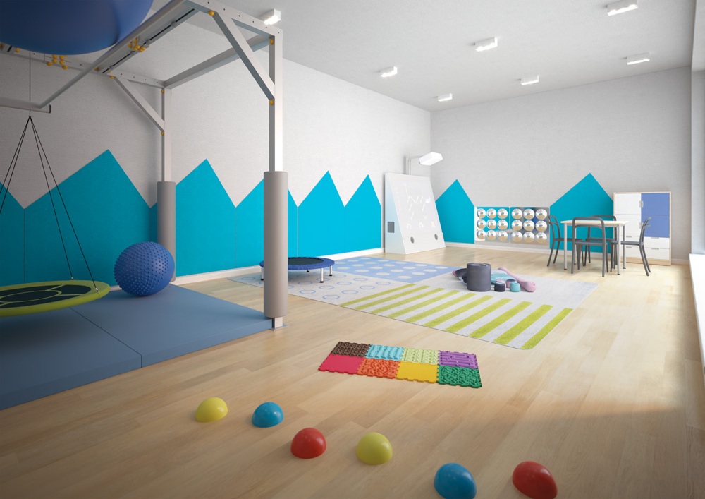 Sala do terapii Integracji Sensorycznej – wyposażenie gabinetu terapeuty